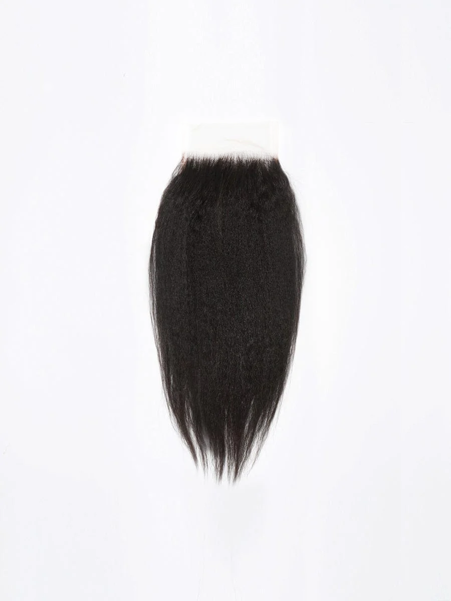 Yaki Straight Lace Closure 6x6 Transparent Lace