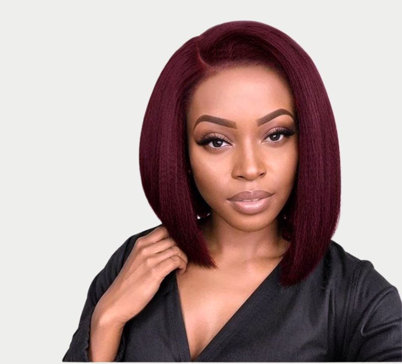 Yaki Straight Bundle Wine Color