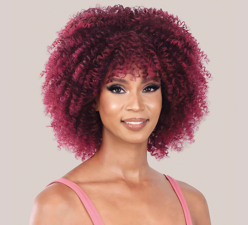 Curly Bundle Wine Color