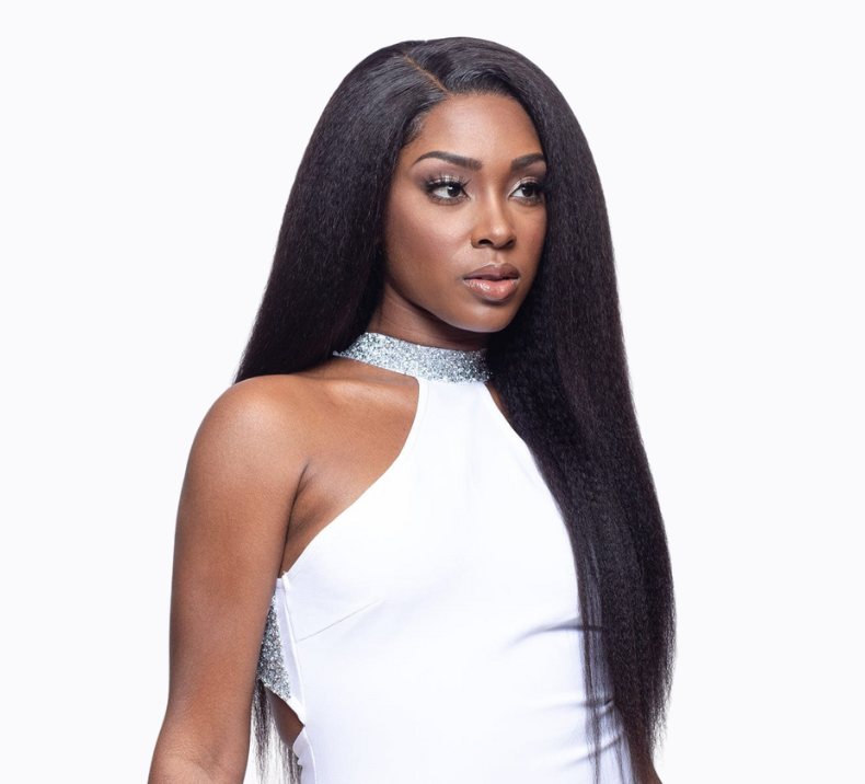 Yaki Straight Bundle Jet Black Color