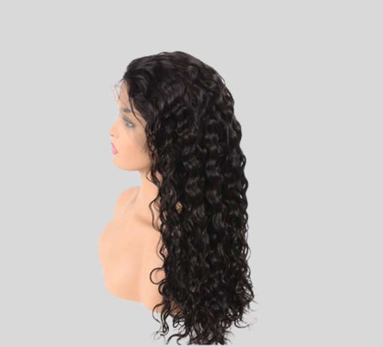 Water Curly Wig Natural Color