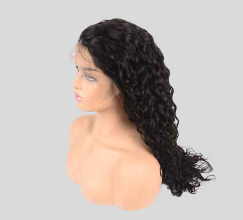 Water Curly Wig Natural Color