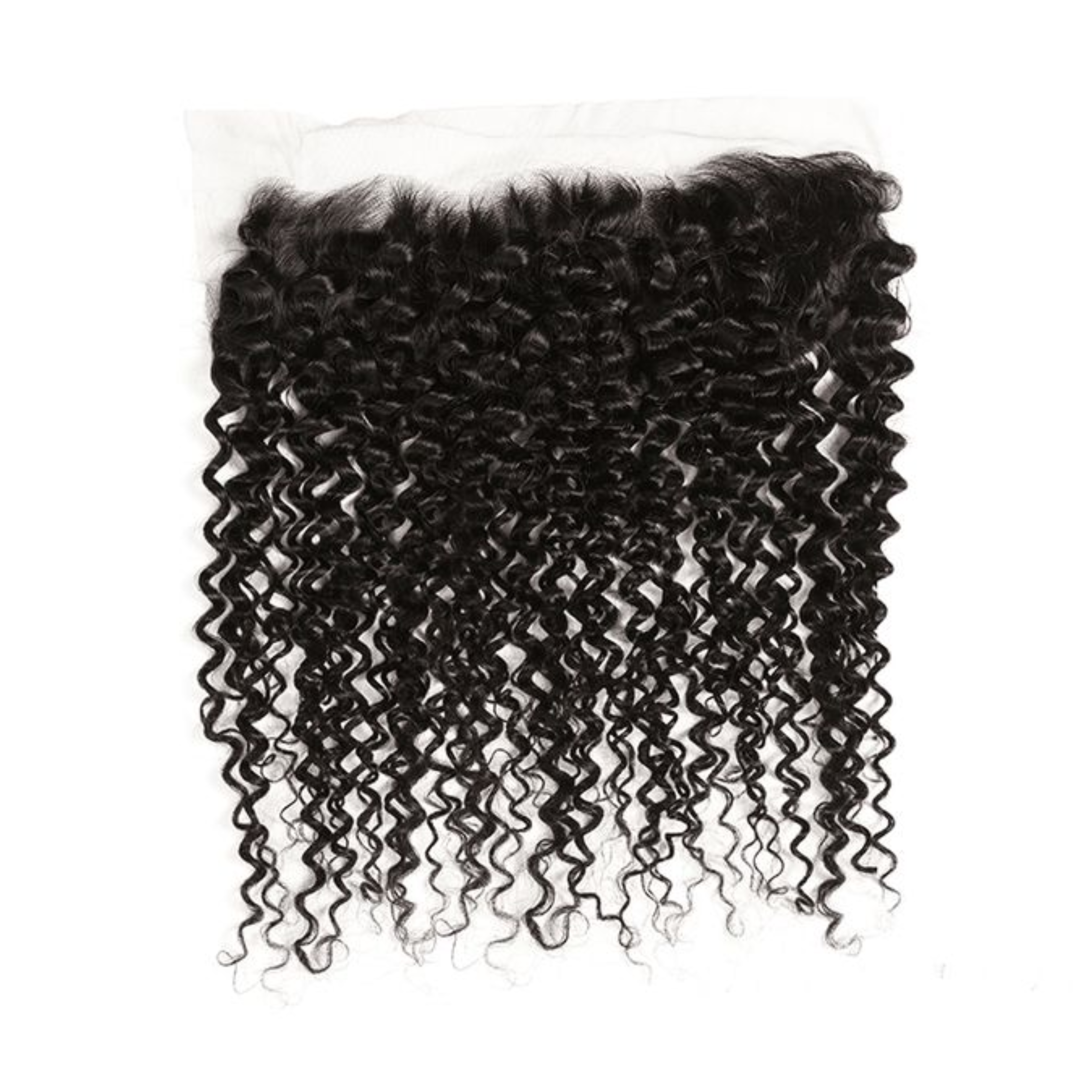 Water Curly Frontal 13x4 Transparent Lace
