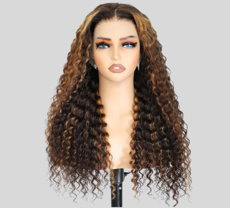 Water Curly Wig Piano Color