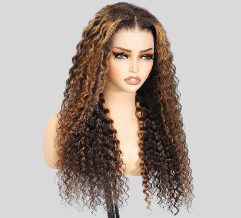 Water Curly Wig Piano Color
