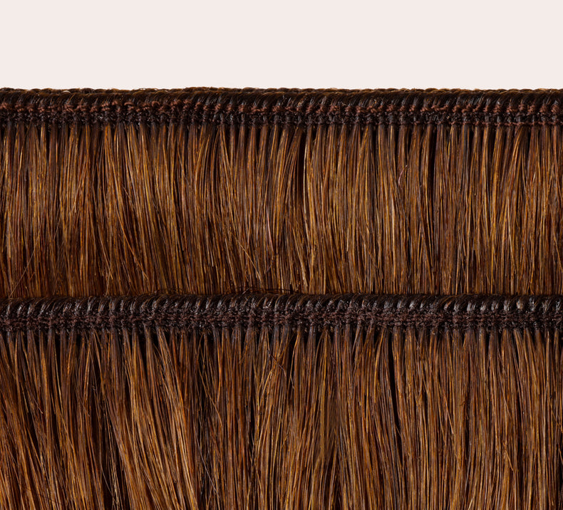 Cheveux bouclés à l'eau Caramel Brown