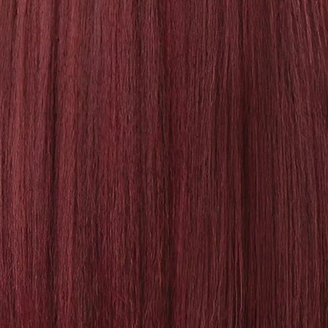 Yaki Straight Bundle Burgundy Color