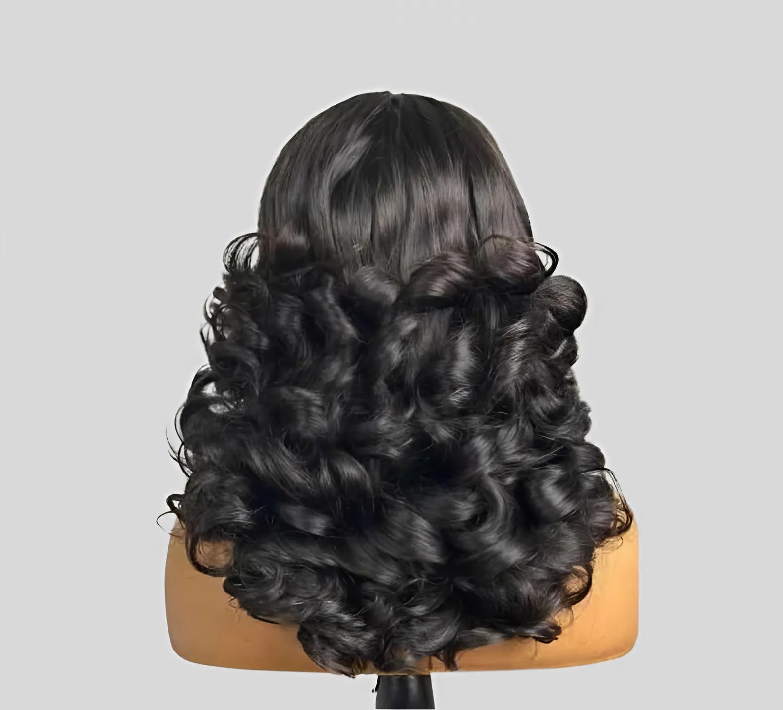 Bouncy Wig Jet Black Color