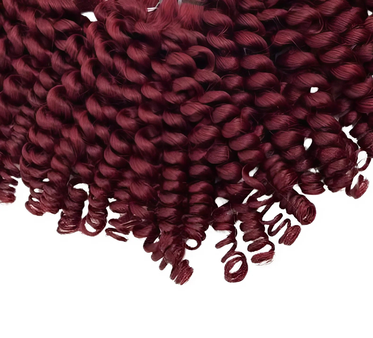 Curly Hair Bundle Burgundy Color
