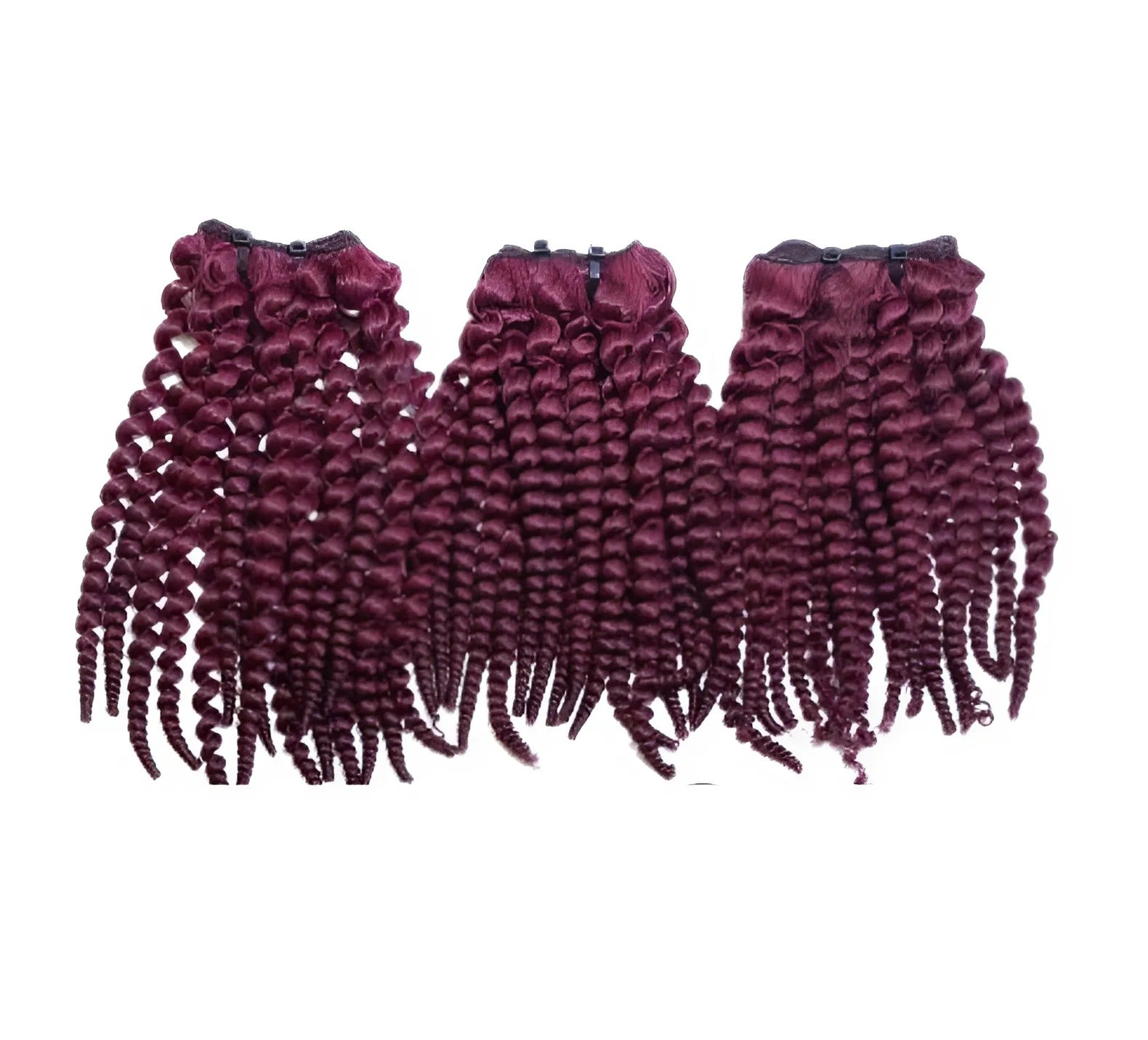 Curly Bundle Wine Color