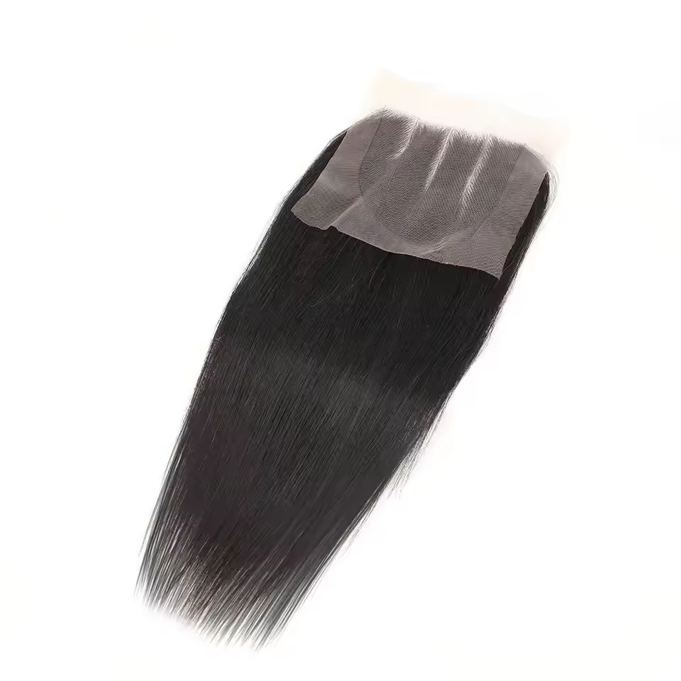 Bone Straight Lace Closure 4x4 Transparent Lace