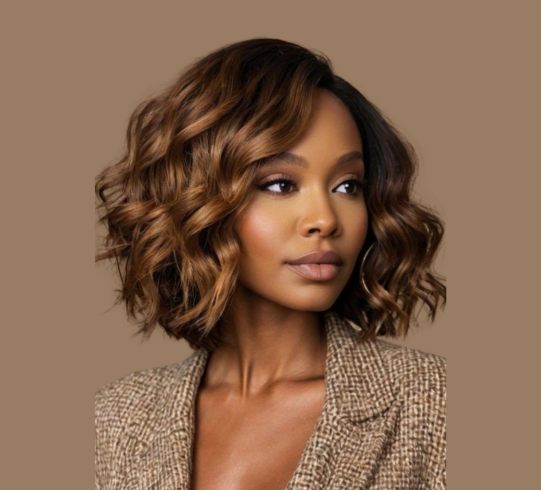 Wavy Bundle Caramel Brown Color