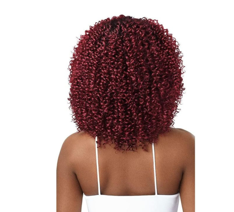 Curly Hair Bundle Burgundy Color