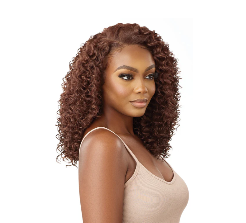 Curly Hair Bundle Chocolate Brown Color