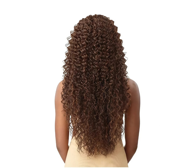 Deep Curly Bundle Chocolate Brown Color