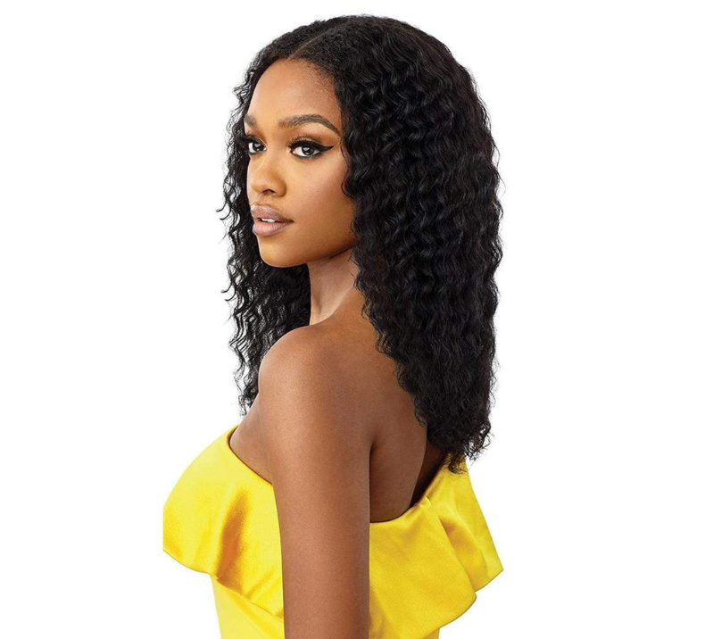 Deep Curly Bundle Jet Black Color