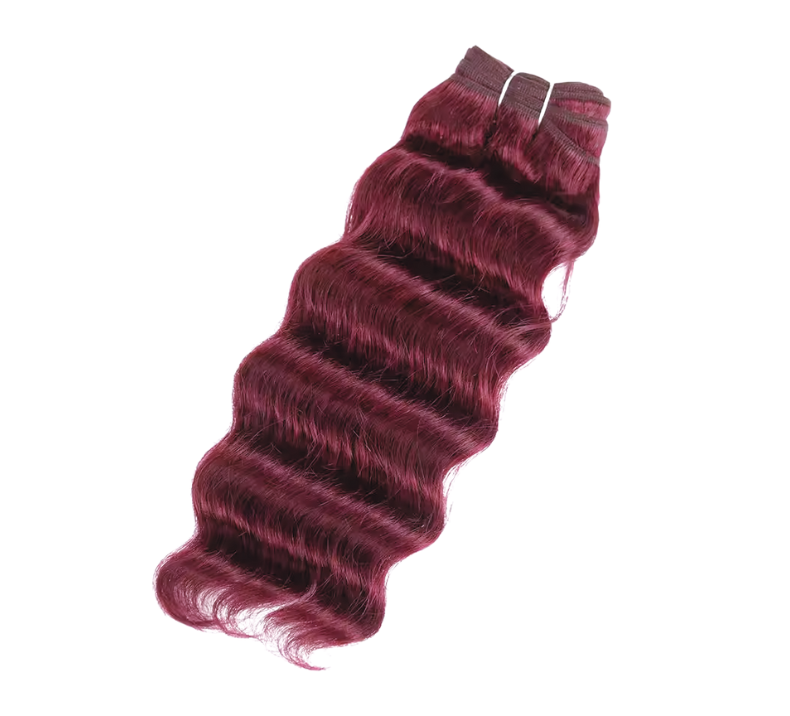 Deep Wave Bundle Wine Color