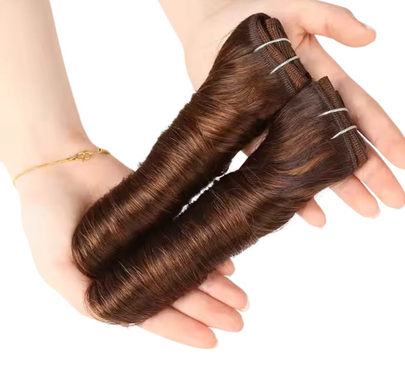 Spring Curl Bundle Caramel Brown Color
