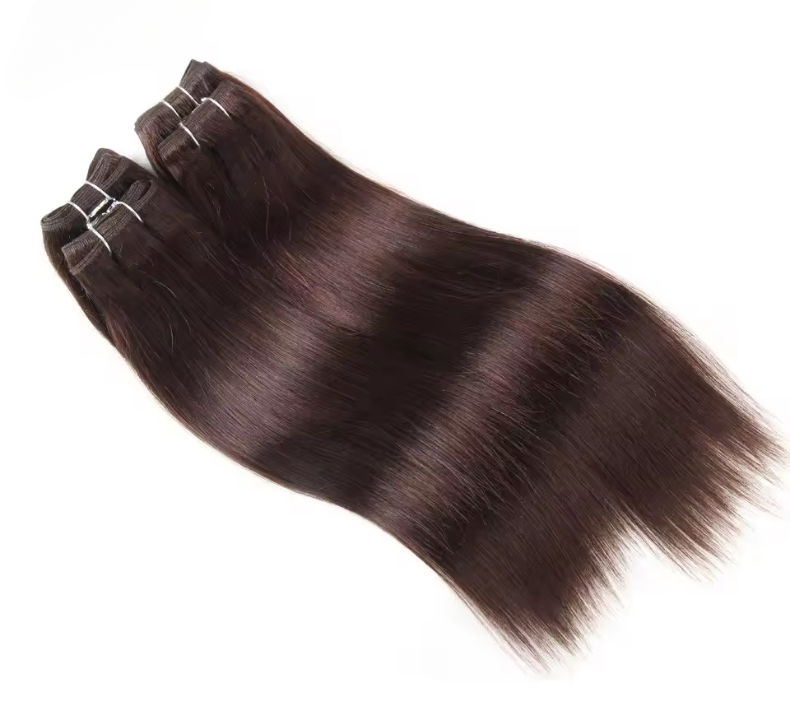 Bone Straight Bundle Chocolate Brown