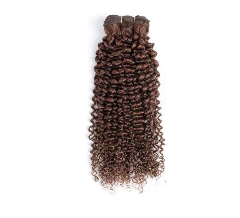 Water Curly Hair Bundle Caramel Brown