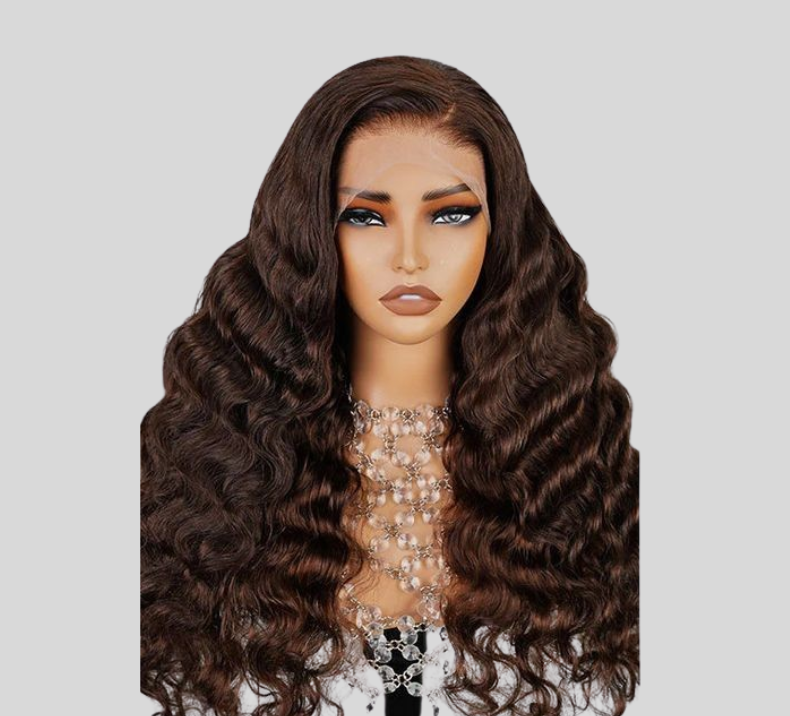Deep Wave Wig Chocolate Brown