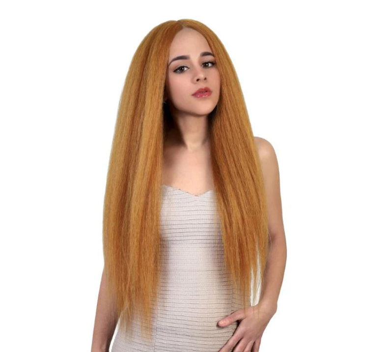 Yaki Straight Bundle Honey Blonde