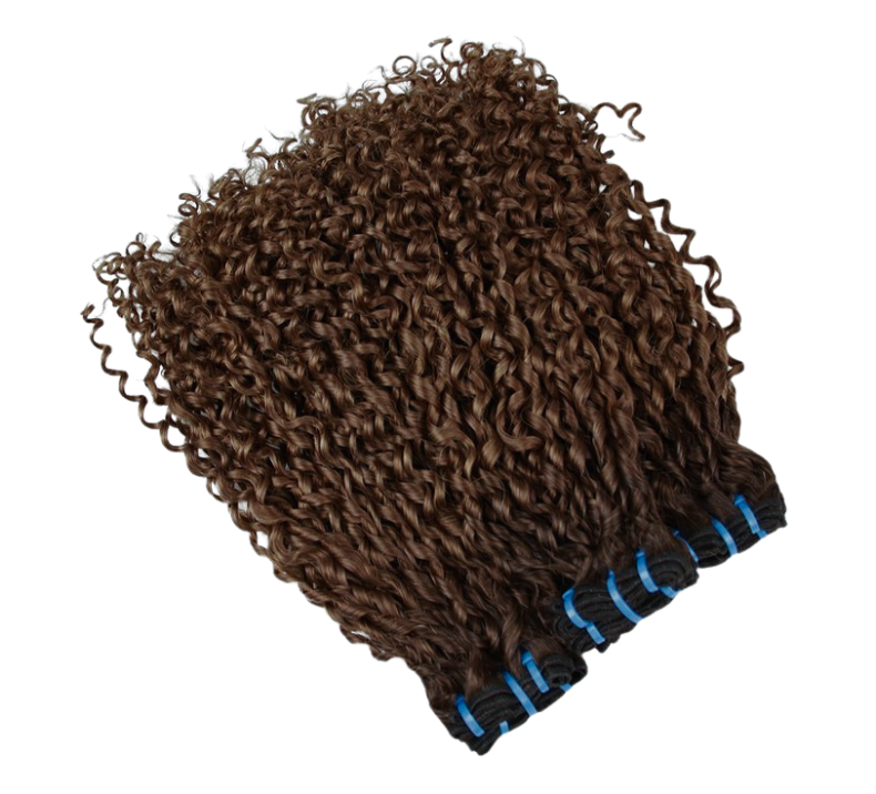 Pixie Curl Bundle Chocolate Brown Color