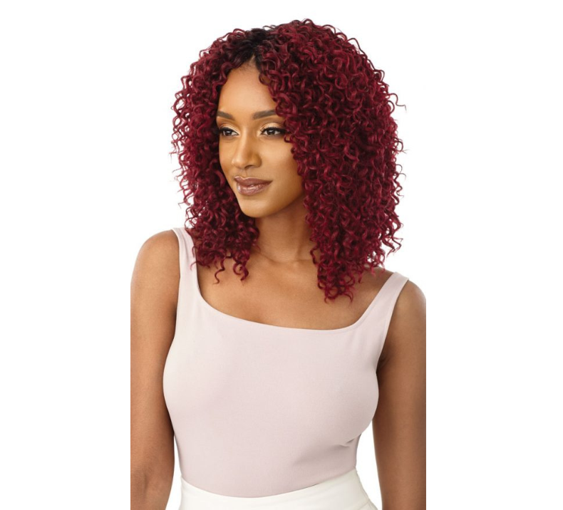 Water Curly Bundle Wine Color