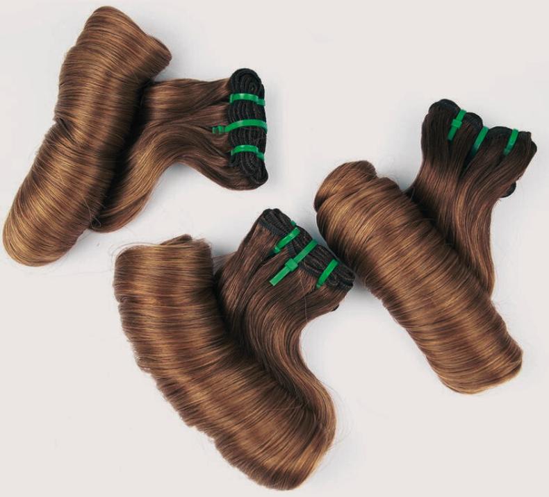 Egg Curly Bundle Caramel Brown Color