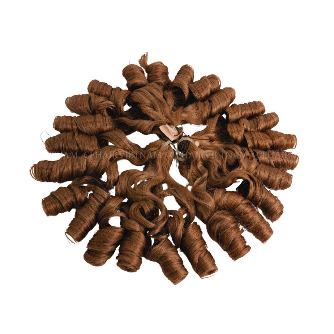 Bouncy Bundle Caramel Brown Color