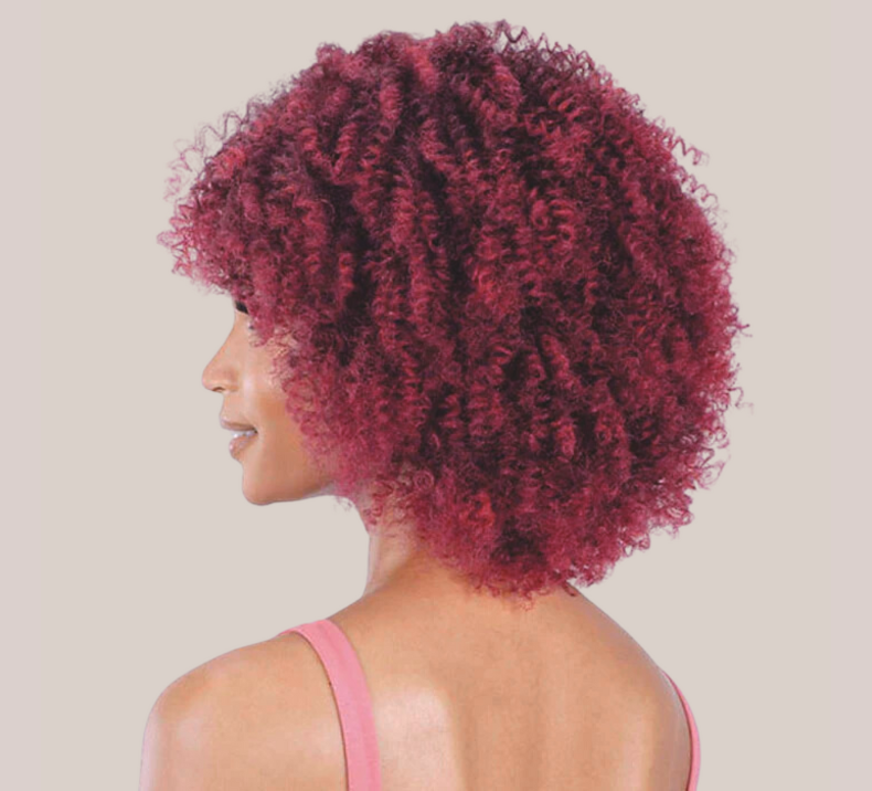 Curly Bundle Wine Color
