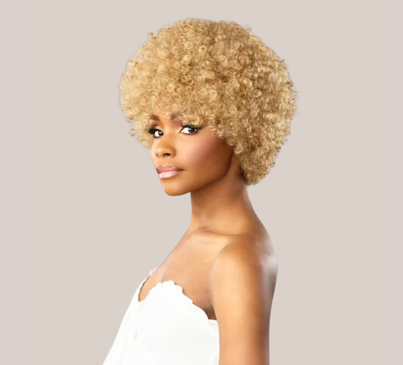 Curly  Bundle Blonde Color