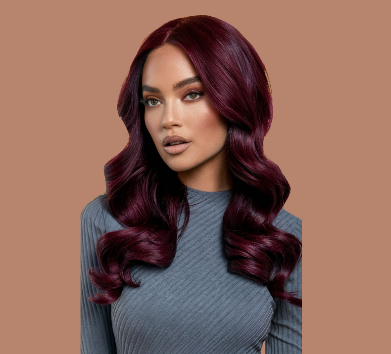 Spring Curl Bundle Wine Color