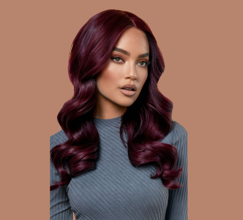Spring Curl Bundle Wine Color
