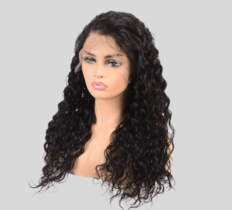 Water Curly Wig Natural Color