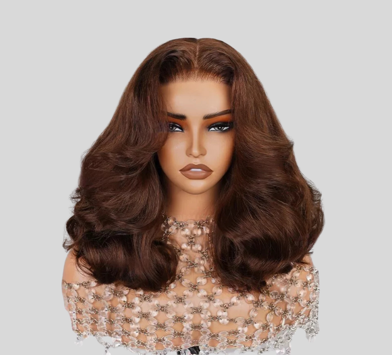 Magic Bouncy Wig Brown Color