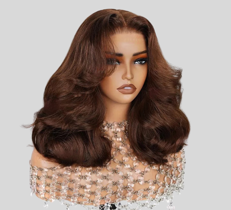 Magic Bouncy Wig Brown Color