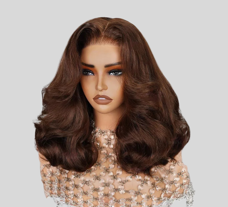 Magic Bouncy Wig Brown Color
