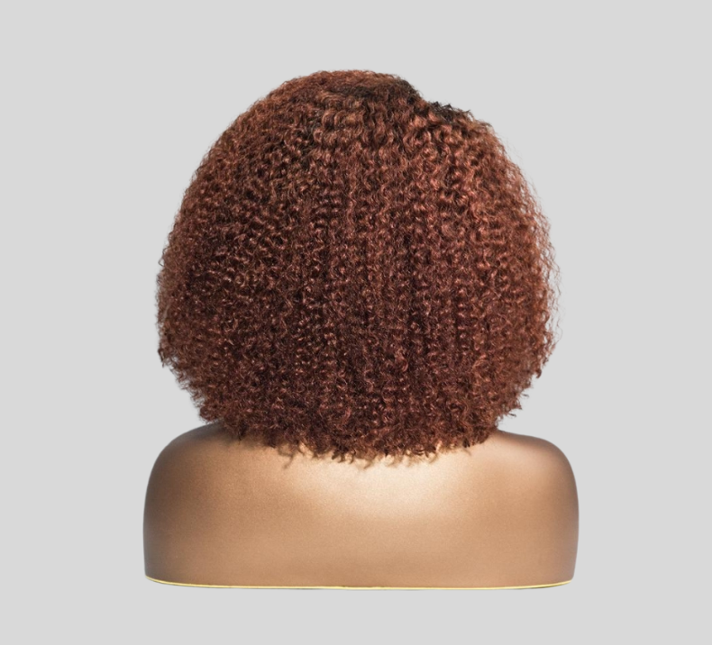 Curly Wig Ombre Brown Color