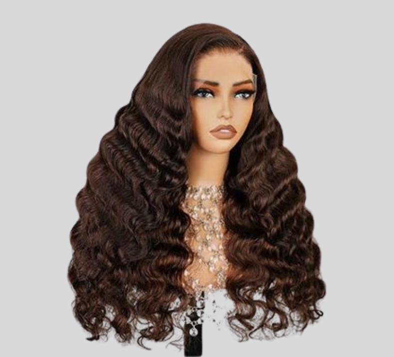 Deep Wave Wig Chocolate Brown