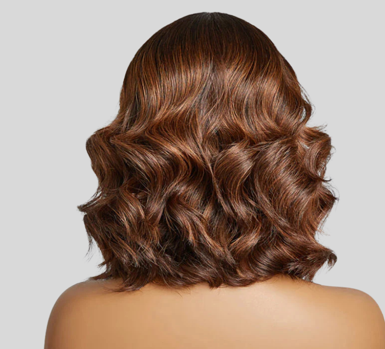 Loose Wave Wig Ombre Brown
