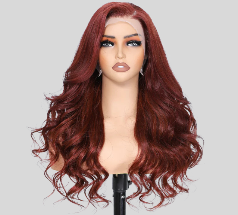 Loose Wave Wig Burgundy
