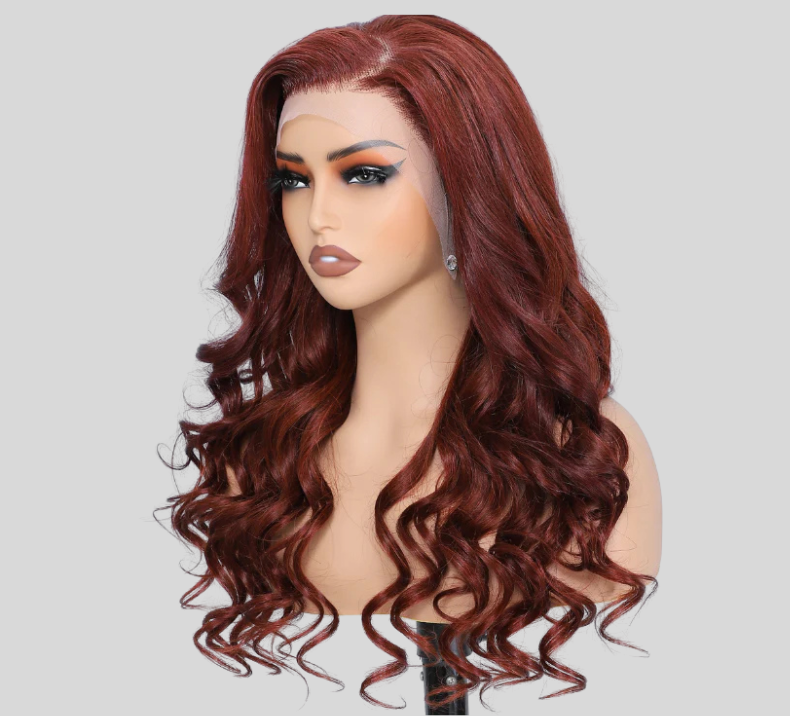 Loose Wave Wig Burgundy