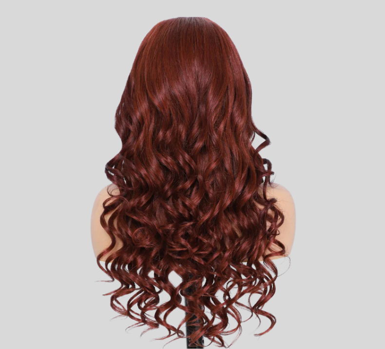 Loose Wave Wig Burgundy