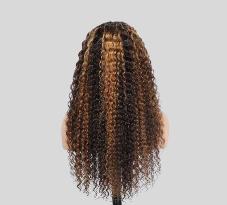 Water Curly Wig Piano Color