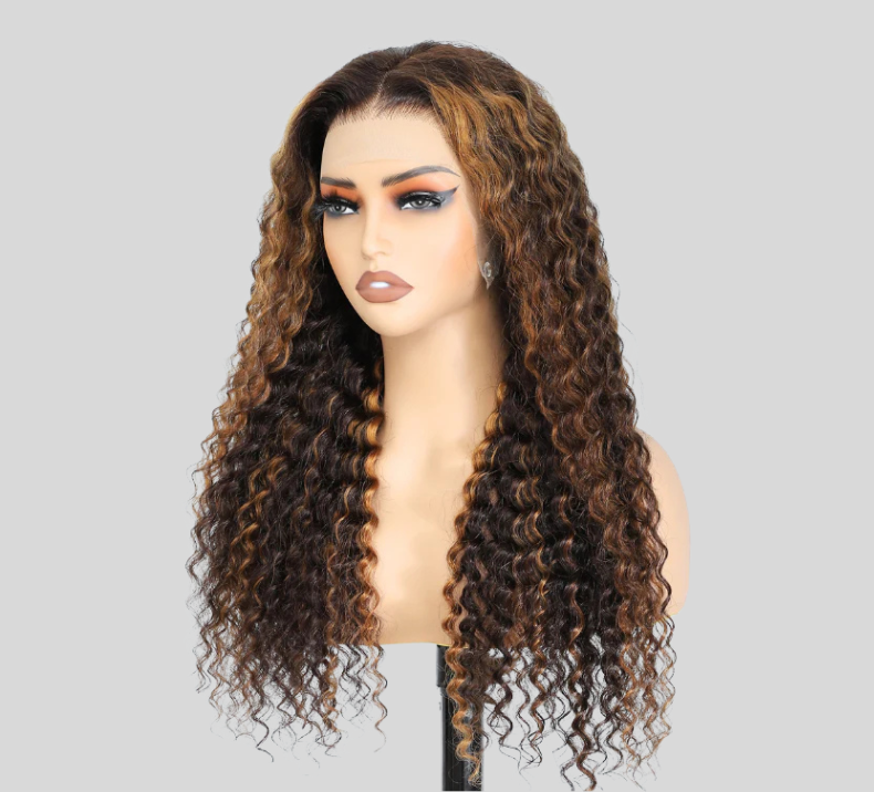 Water Curly Wig Piano Color