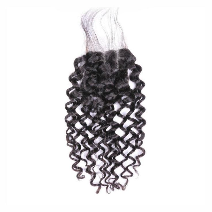 Water Curly Lace Closure 4x4 Transparent Lace
