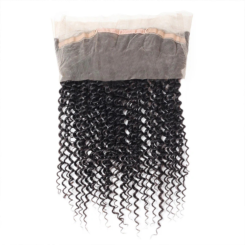 Water Curly Frontal 360 Transparent Lace