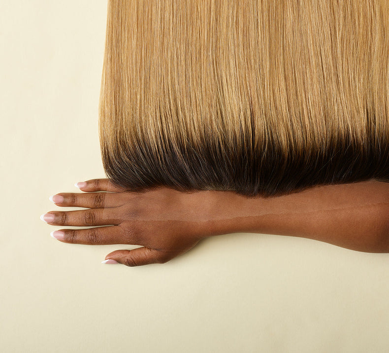 Bone Straight Hair Frontal Ombre Honey Blonde Color