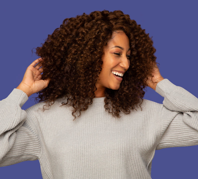 Water Curly Hair Bundle Caramel Brown